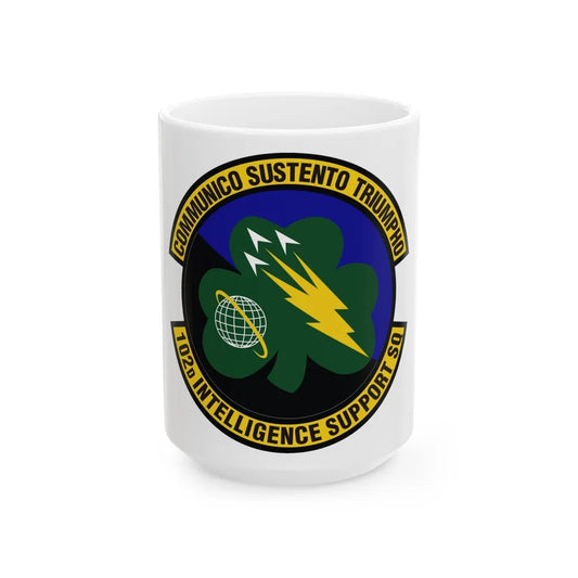 102d Intelligence Support Squadron (U.S. Air Force) White Coffee Mug-15oz-Go Mug Yourself