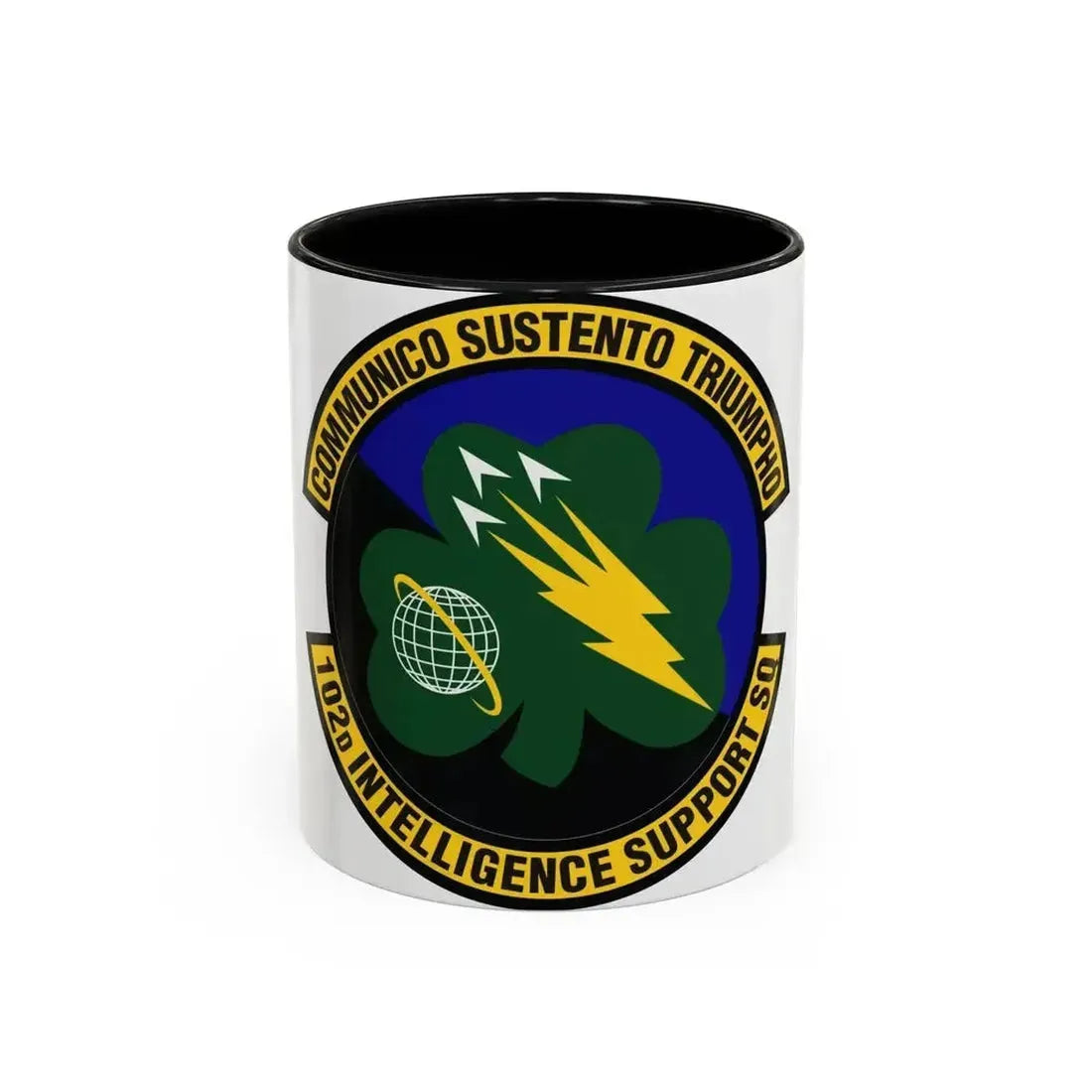102d Intelligence Support Squadron (U.S. Air Force) Accent Coffee Mug 11oz Black - Go Mug Yourself