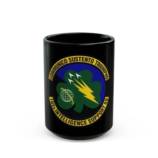 102d Intelligence Support Squadron (U.S. Air Force) Black Coffee Mug 15oz - Go Mug Yourself
