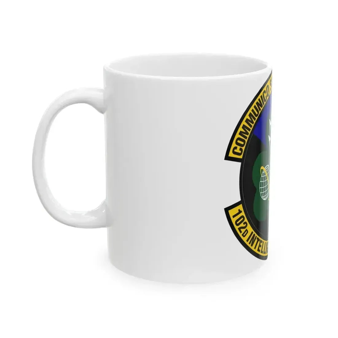 102d Intelligence Support Squadron (U.S. Air Force) White Coffee Mug - Go Mug Yourself