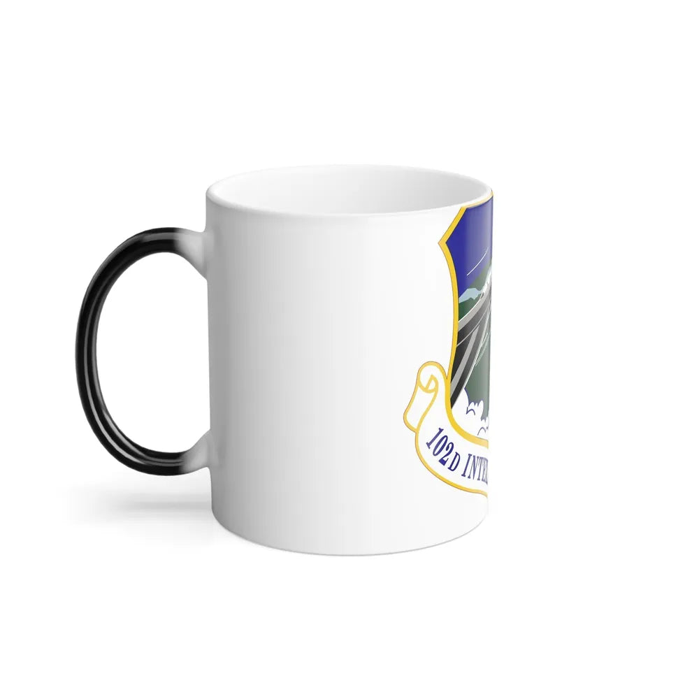 102d Intelligence Wing (U.S. Air Force) Color Changing Mug-Go Mug Yourself