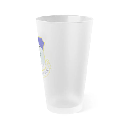 102d Intelligence Wing (U.S. Air Force) Frosted Pint Glass 16oz-Go Mug Yourself