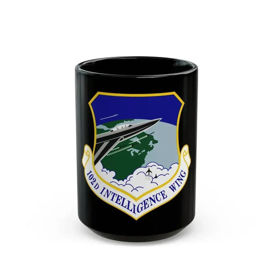 102d Intelligence Wing (U.S. Air Force) Black Coffee Mug 15oz - Go Mug Yourself