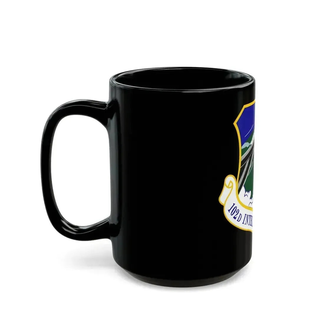 102d Intelligence Wing (U.S. Air Force) Black Coffee Mug - Go Mug Yourself