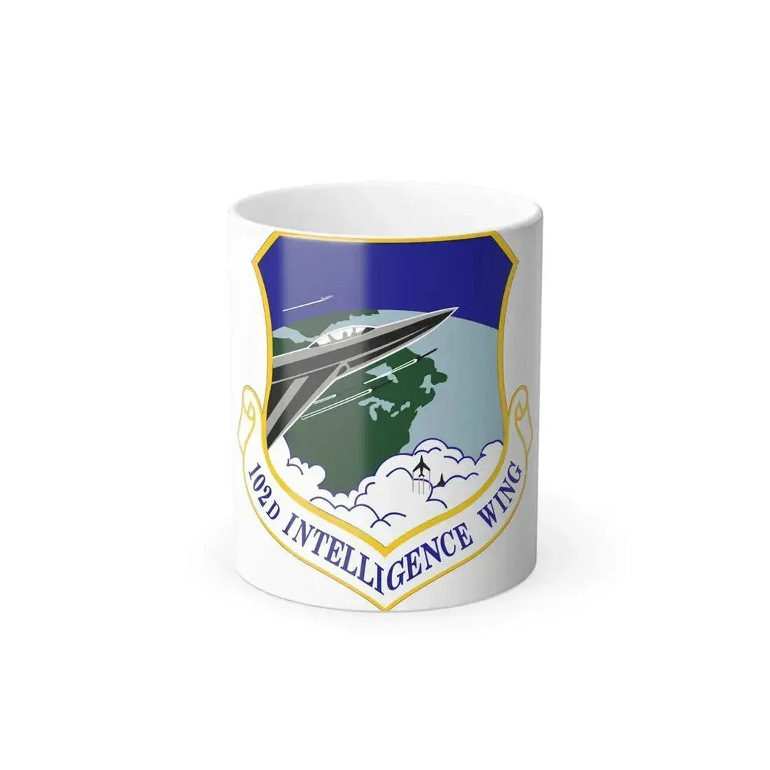102d Intelligence Wing (U.S. Air Force) Color Changing Mug 11oz - Go Mug Yourself