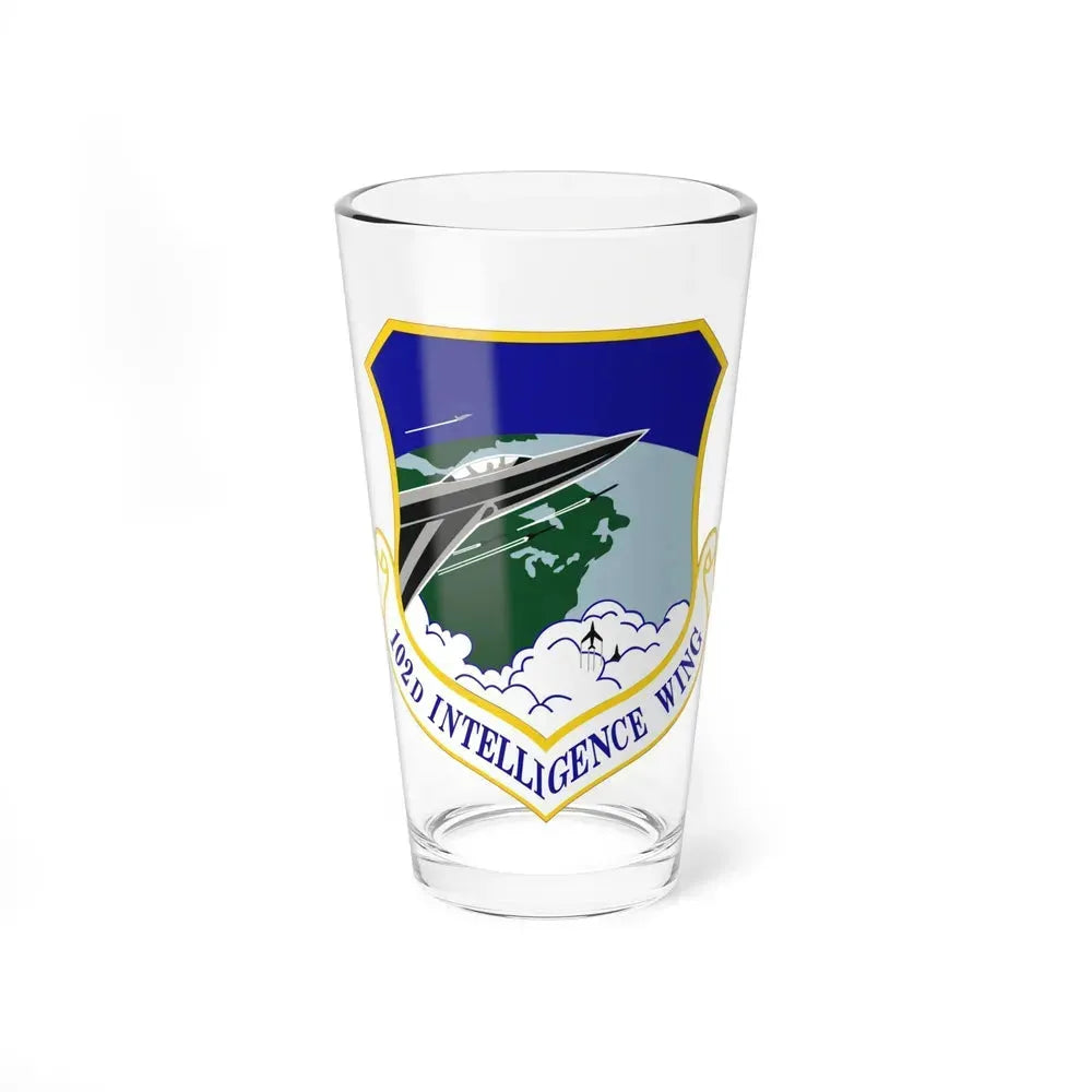 102d Intelligence Wing (U.S. Air Force) Pint Glass 16oz 16oz - Go Mug Yourself