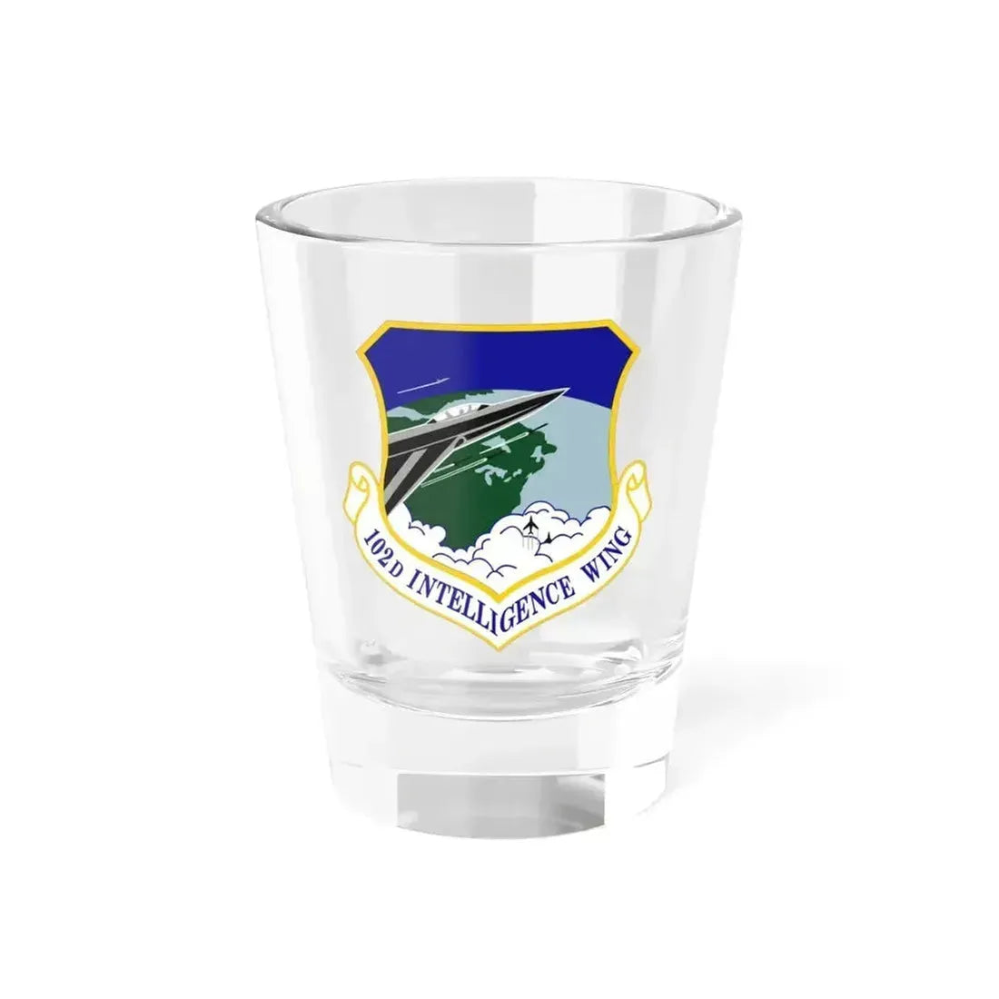 102d Intelligence Wing (U.S. Air Force) Shot Glass 1.5oz 1.5oz - Go Mug Yourself