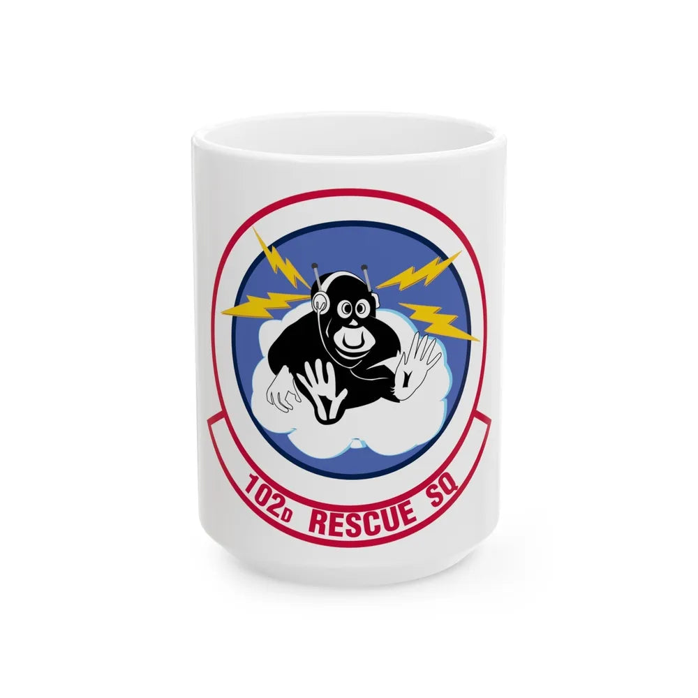 102d Rescue Squadron (U.S. Air Force) White Coffee Mug-15oz-Go Mug Yourself