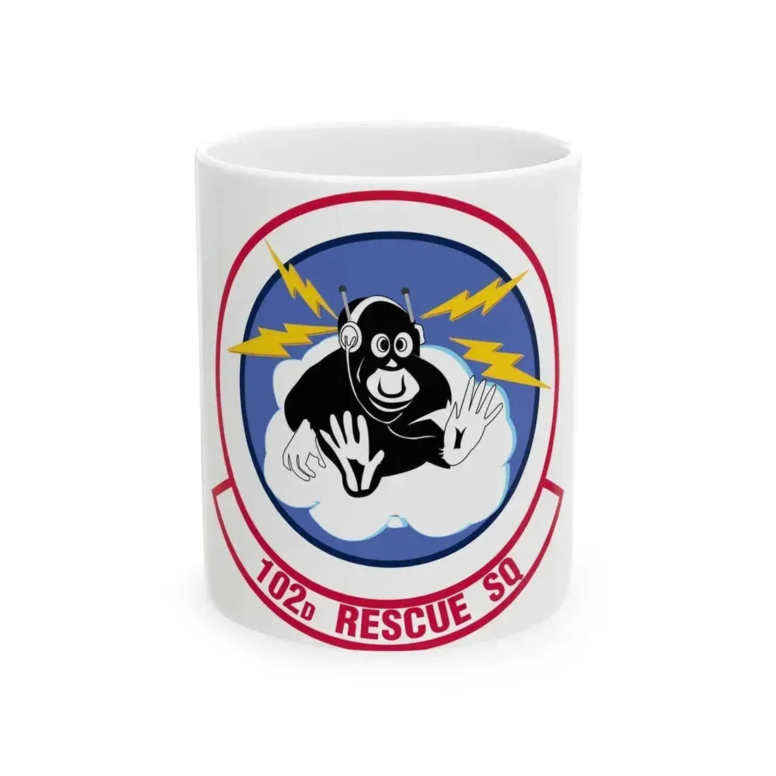 102d Rescue Squadron (U.S. Air Force) White Coffee Mug 11oz - Go Mug Yourself