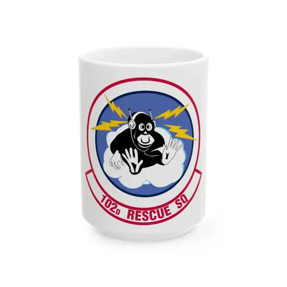 102d Rescue Squadron (U.S. Air Force) White Coffee Mug 15oz - Go Mug Yourself
