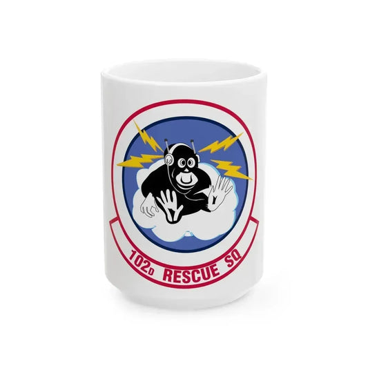102d Rescue Squadron (U.S. Air Force) White Coffee Mug 15oz - Go Mug Yourself
