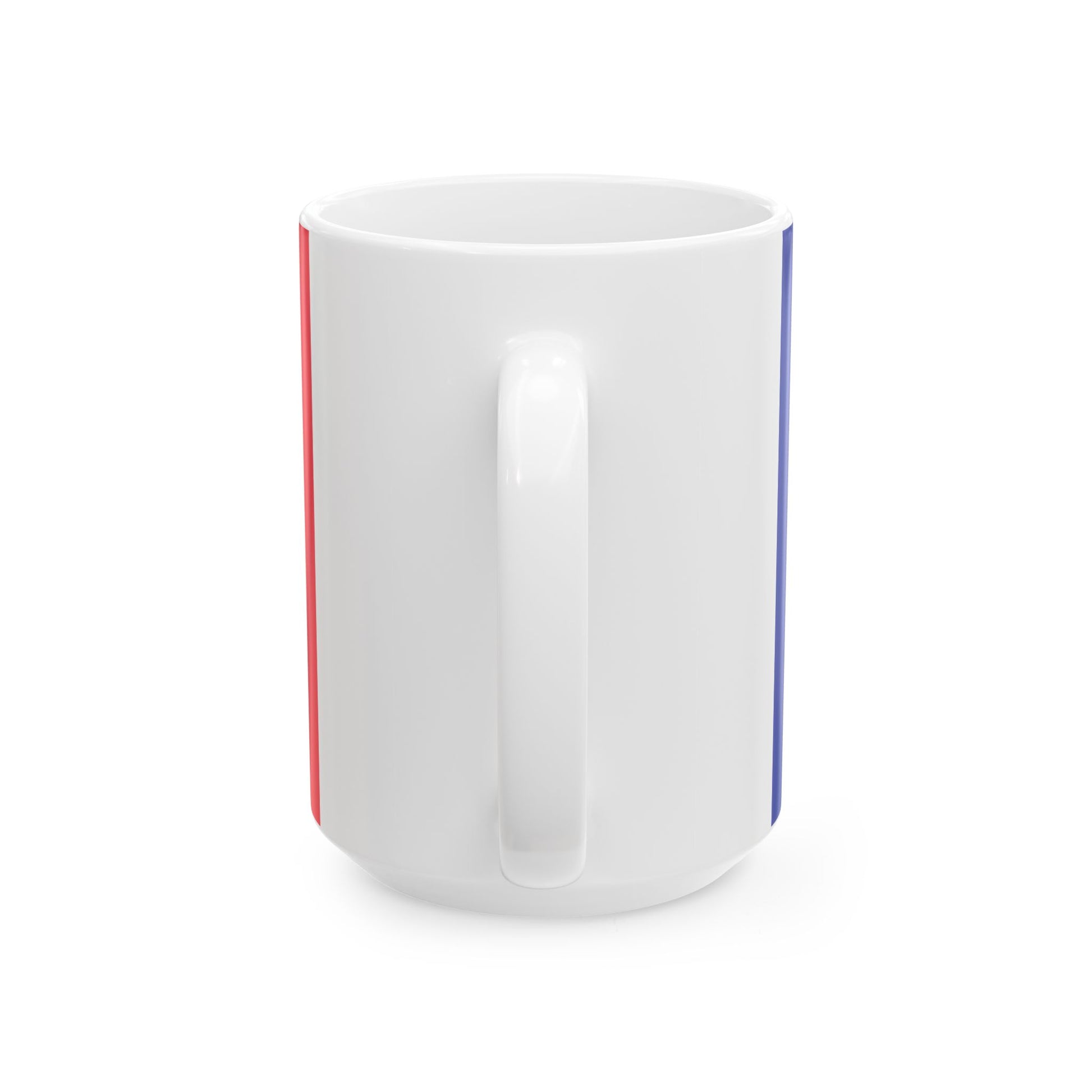 102e regiment dinfanterie de ligne- drapeau (France) White Coffee Mug-Go Mug Yourself