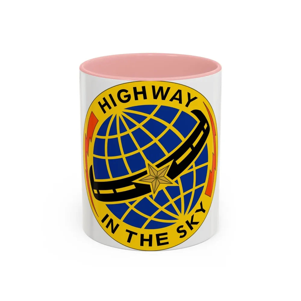 103 Aviation Regiment (U.S. Army) Accent Coffee Mug-11oz-Pink-Go Mug Yourself