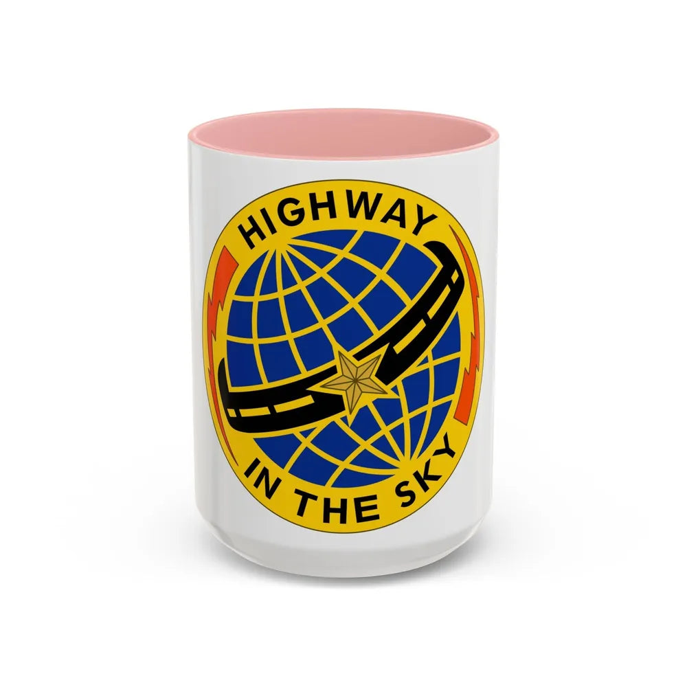 103 Aviation Regiment (U.S. Army) Accent Coffee Mug-15oz-Pink-Go Mug Yourself