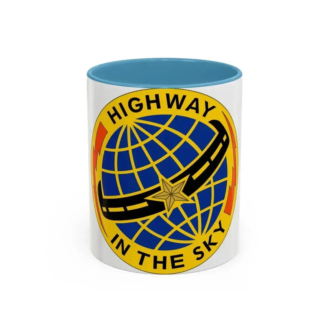 103 Aviation Regiment (U.S. Army) Accent Coffee Mug 11oz Light Blue - Go Mug Yourself