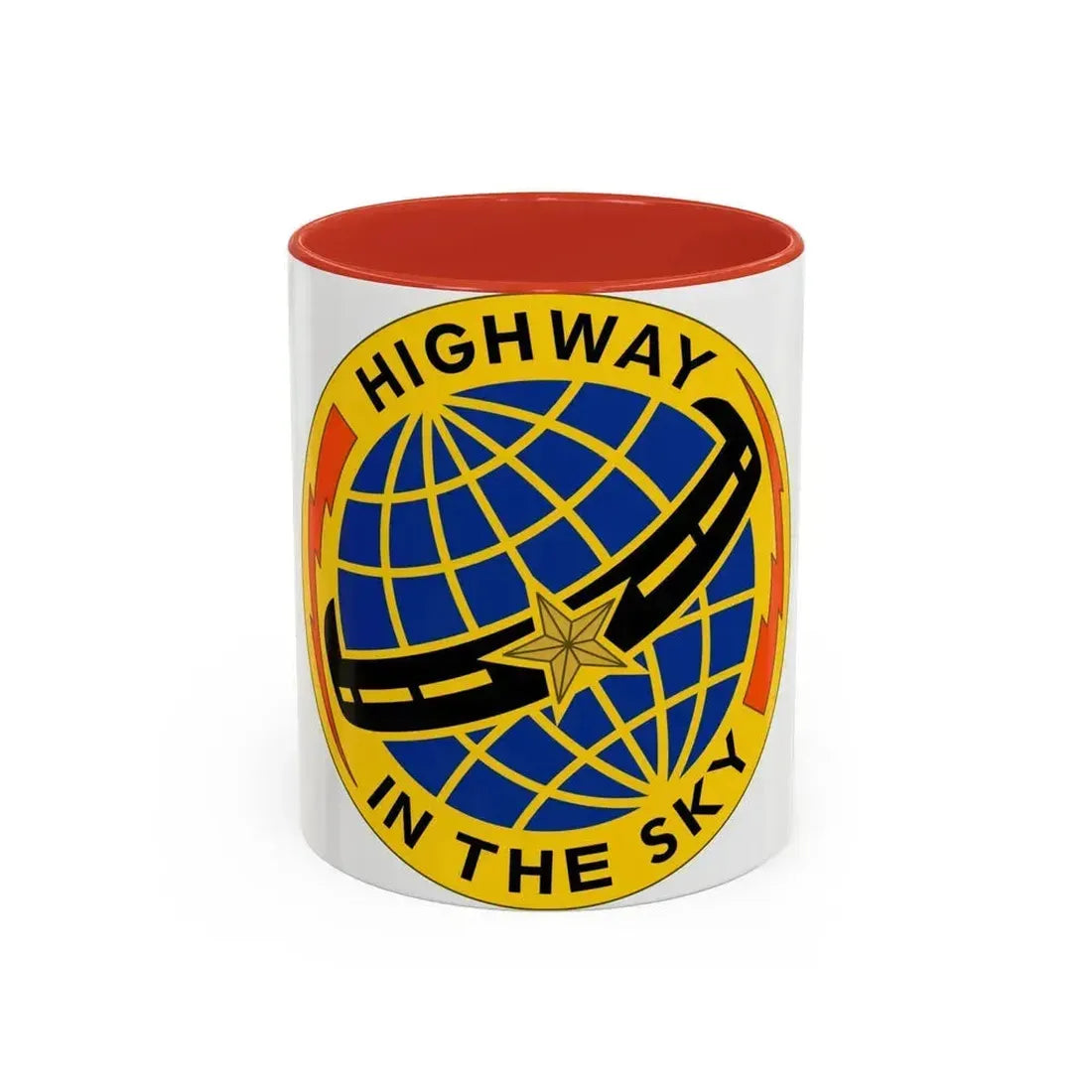 103 Aviation Regiment (U.S. Army) Accent Coffee Mug 11oz Red - Go Mug Yourself