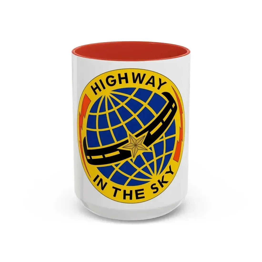 103 Aviation Regiment (U.S. Army) Accent Coffee Mug 15oz Red - Go Mug Yourself