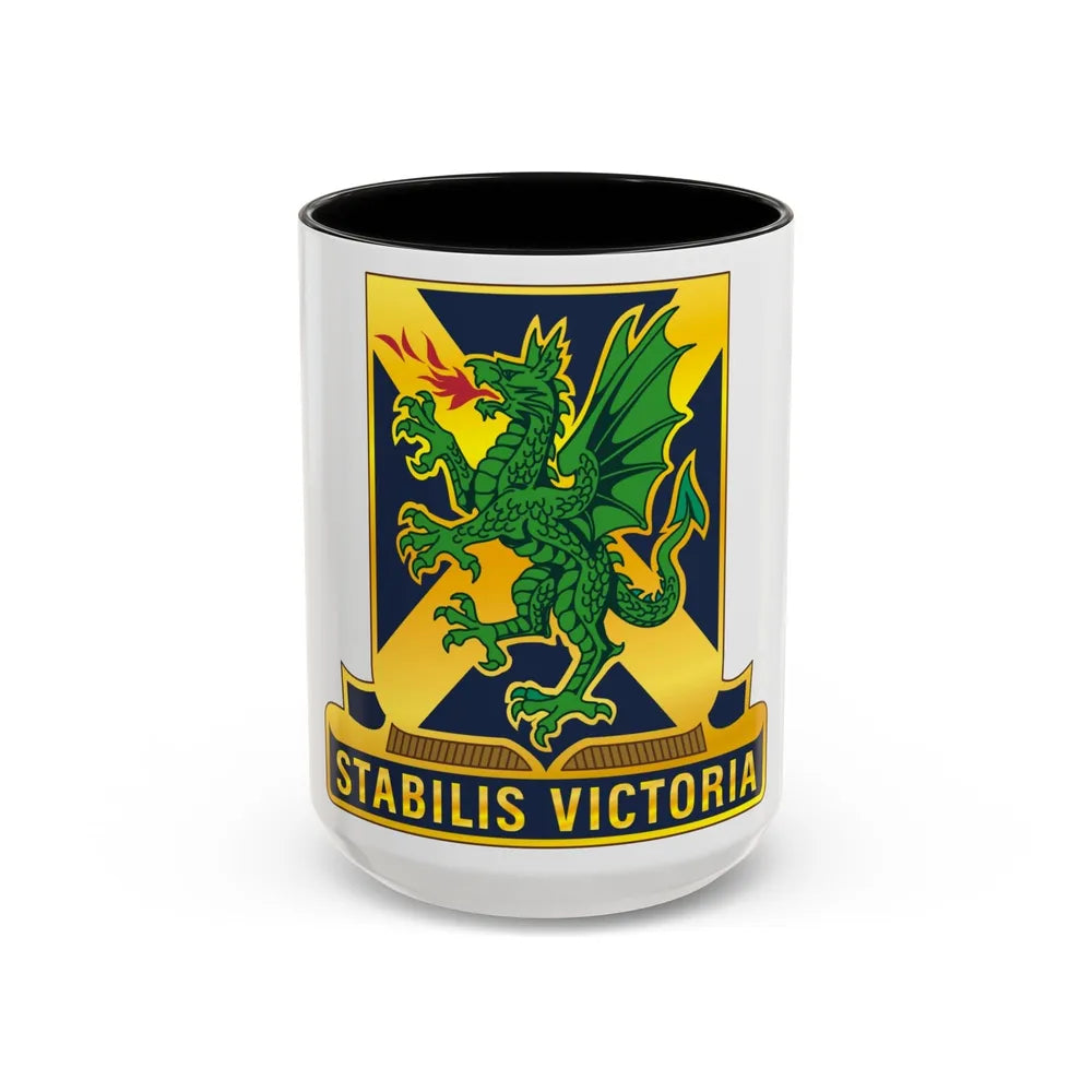 103 Chemical Battalion (U.S. Army) Accent Coffee Mug-15oz-Black-Go Mug Yourself