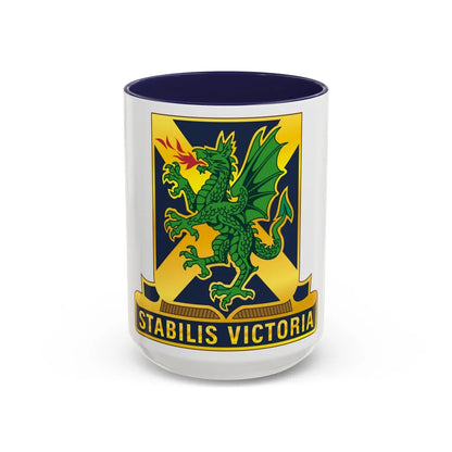 103 Chemical Battalion (U.S. Army) Accent Coffee Mug-15oz-Navy-Go Mug Yourself