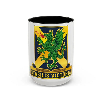 103 Chemical Battalion (U.S. Army) Accent Coffee Mug 15oz Black - Go Mug Yourself