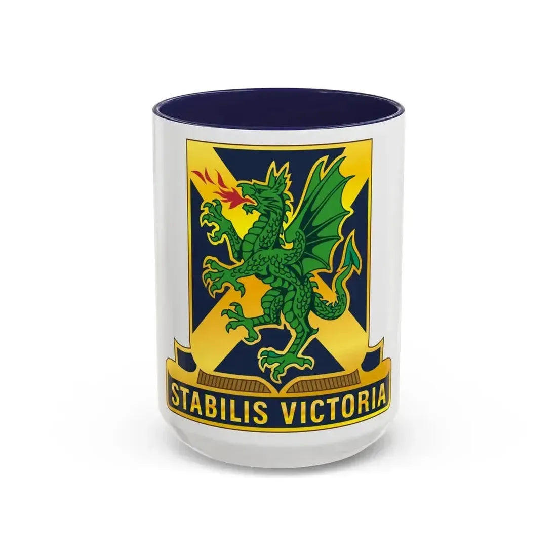 103 Chemical Battalion (U.S. Army) Accent Coffee Mug 15oz Navy - Go Mug Yourself