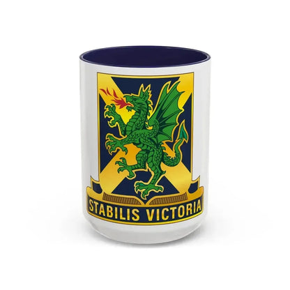 103 Chemical Battalion (U.S. Army) Accent Coffee Mug 15oz Navy - Go Mug Yourself