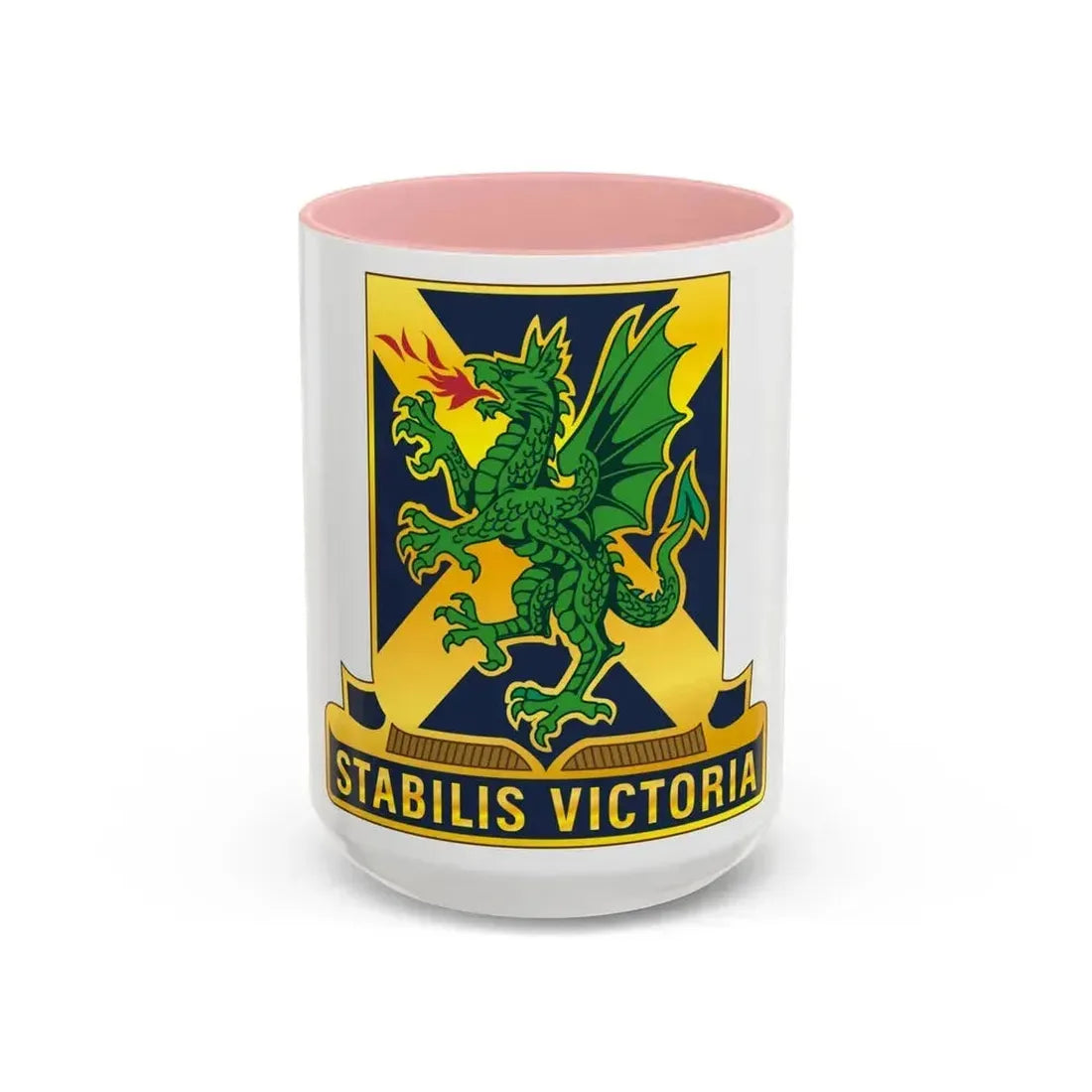 103 Chemical Battalion (U.S. Army) Accent Coffee Mug 15oz Pink - Go Mug Yourself