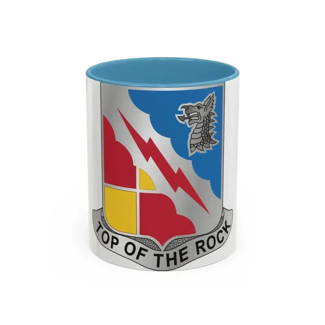 103 Military Intelligence Battalion (U.S. Army) Accent Coffee Mug 11oz Light Blue - Go Mug Yourself