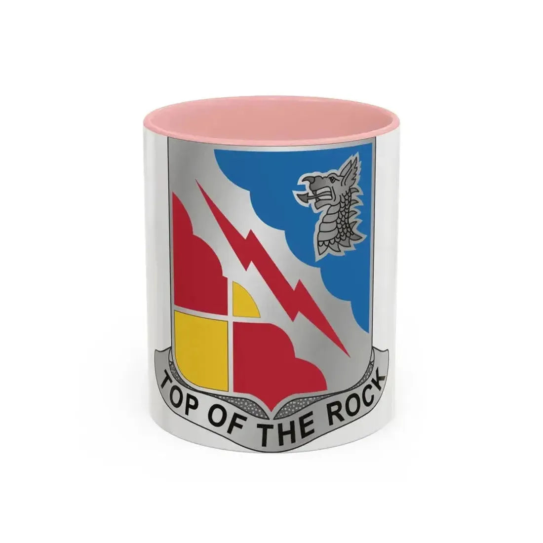103 Military Intelligence Battalion (U.S. Army) Accent Coffee Mug 11oz Pink - Go Mug Yourself