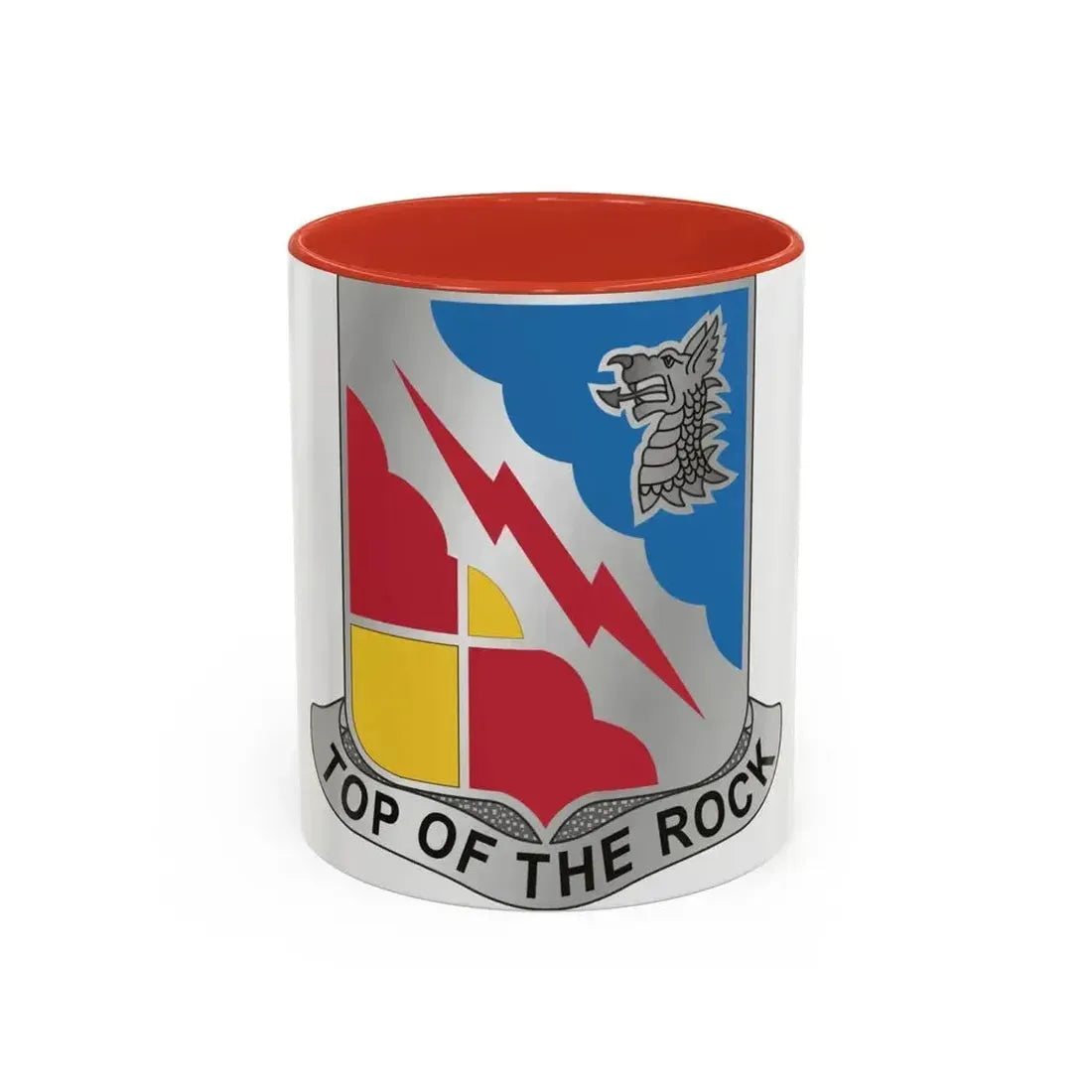 103 Military Intelligence Battalion (U.S. Army) Accent Coffee Mug 11oz Red - Go Mug Yourself