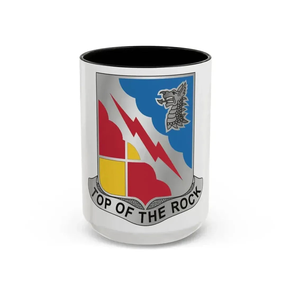 103 Military Intelligence Battalion (U.S. Army) Accent Coffee Mug 15oz Black - Go Mug Yourself