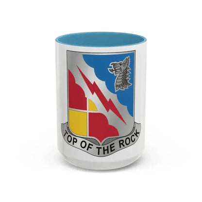 103 Military Intelligence Battalion (U.S. Army) Accent Coffee Mug 15oz Light Blue - Go Mug Yourself