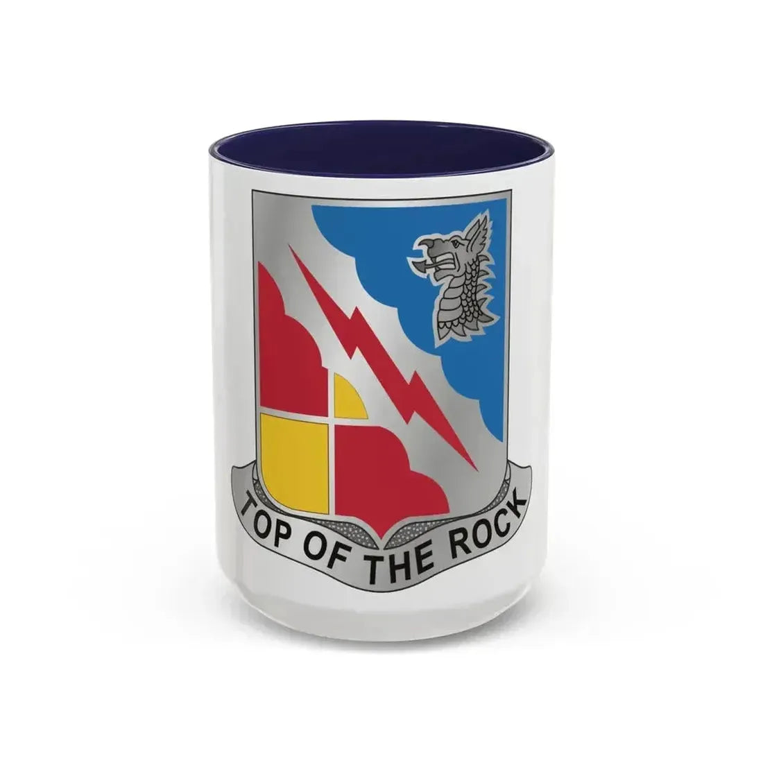 103 Military Intelligence Battalion (U.S. Army) Accent Coffee Mug 15oz Navy - Go Mug Yourself