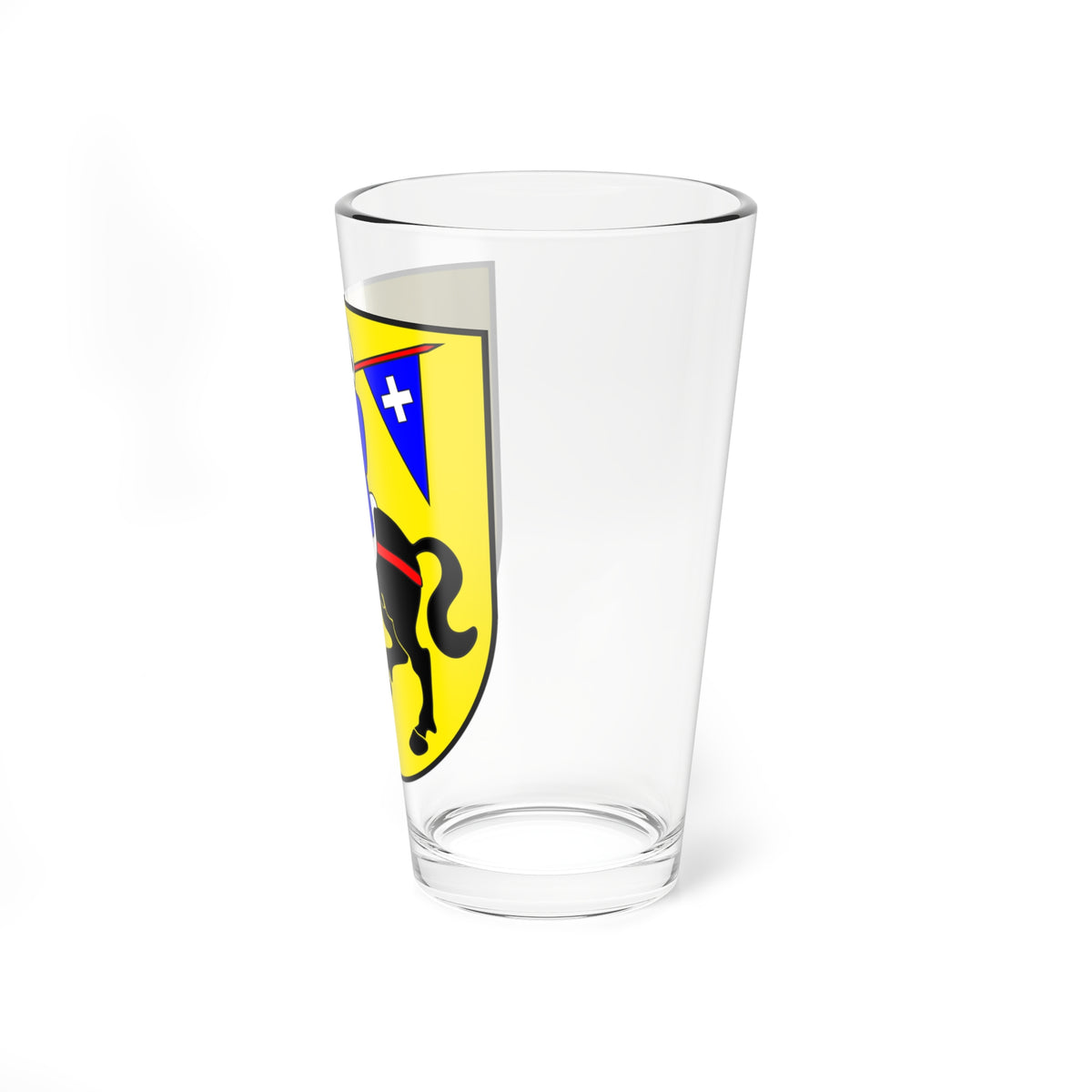 Lumnezia Lugnez Kreis wappen (Switzerland) (Coat of Arms) Pint Glass 16oz