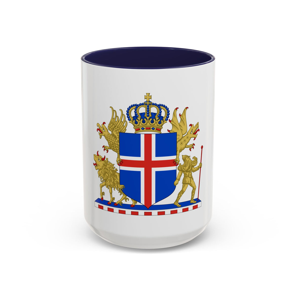 Kingdom of Iceland Coat of Arms - Accent Coffee Mug