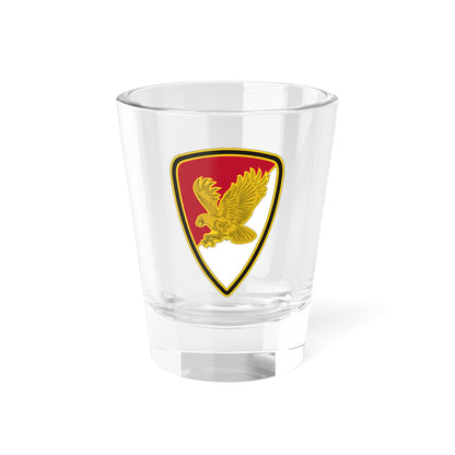 Verre à liqueur de la 21e brigade de cavalerie (armée américaine) 1,5 oz