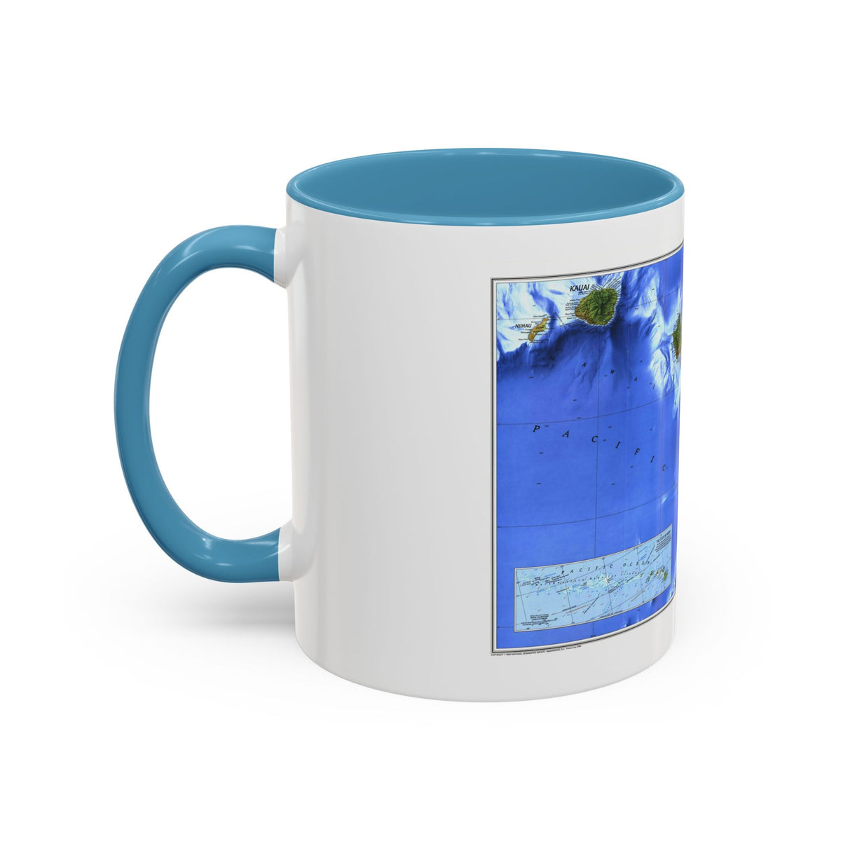 USA - Hawaii (1995) (Map) Accent Coffee Mug