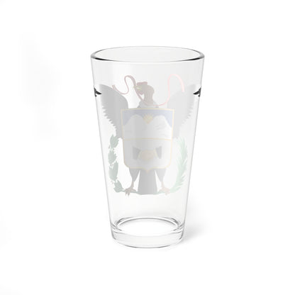 Escudo Yungay (Peru) (Coat of Arms) Pint Glass 16oz