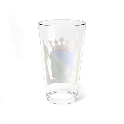 Waadhoeke wapen (Netherlands) (Coat of Arms) Pint Glass 16oz