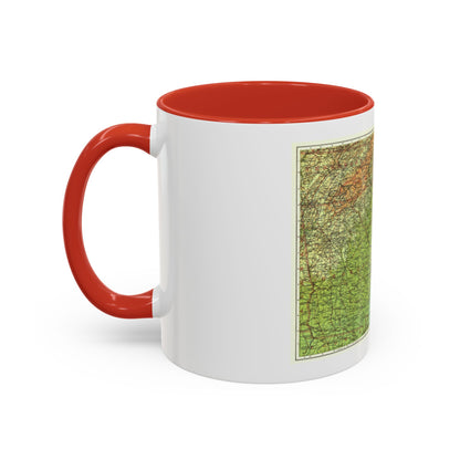 USA - Southeastern (1926) (Map) Accent Coffee Mug