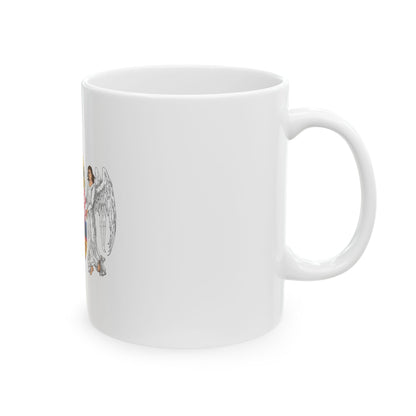Coat of arms of the Lands of the Holy Hungarian Crown (1896-1915) - White Coffee Mug