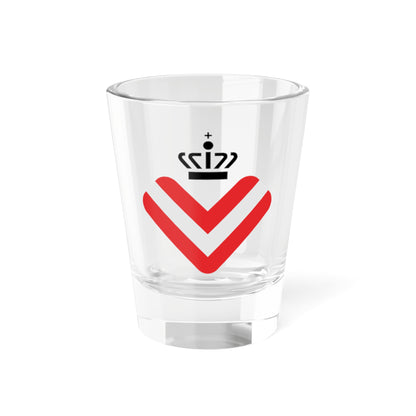 Logo of Administration of Conscientious Objector (Denmark) (Coat of Arms) Shot Glass 1.5oz