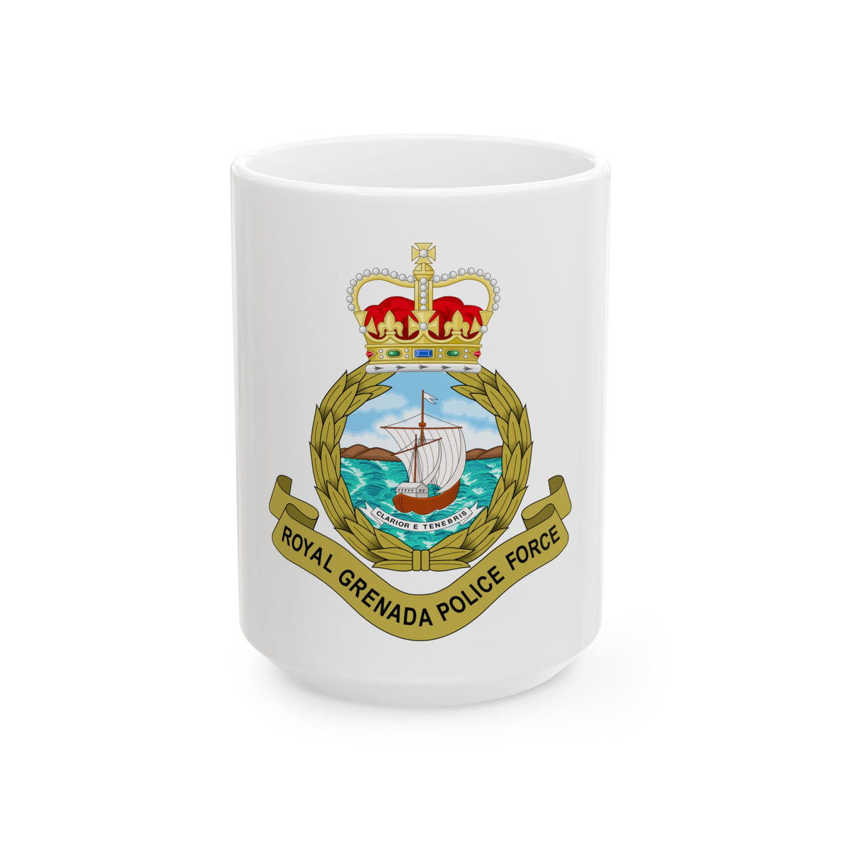 Royal Grenada Police Force - White Coffee Mug