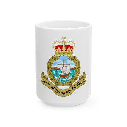 Royal Grenada Police Force - White Coffee Mug