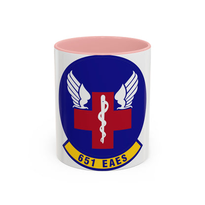 651st Expeditionary Aeromedical Evacuation Squadron (U.S. Air Force) Accent Coffee Mug