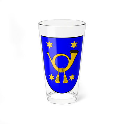 Cortaccia sulla Strada del Vino-Stemma (Italy) (Coat of Arms) Pint Glass 16oz