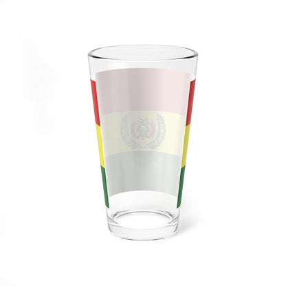 Bandera de Bolivia Guerra (Bolivia) Pint Glass 16oz