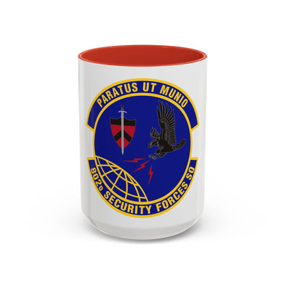 802d Security Forces Squadron (U.S. Air Force) Accent Coffee Mug