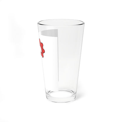 Flag of Canton of Basel Land (Switzerland) Pint Glass 16oz
