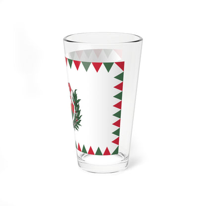 Naval Ensign of Hungary 1948-1950 (Hungary) Pint Glass 16oz